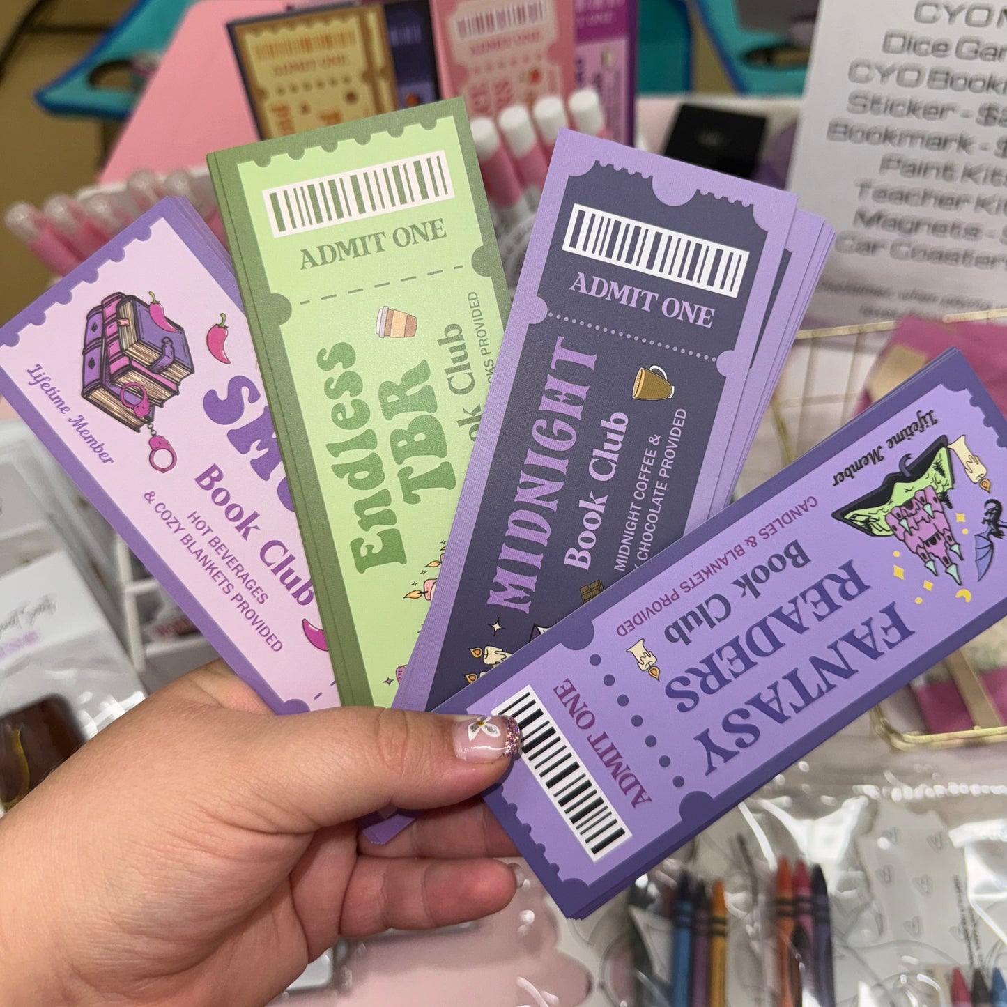 Ticket Stub Bookmark