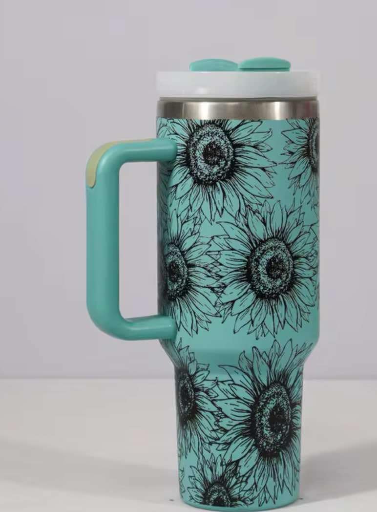 Sunflower Stainless Tumbler - 40 oz