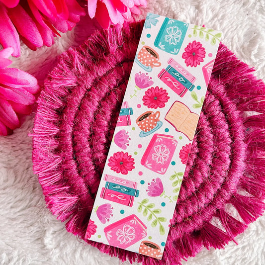 Bookish Floral Bookmark