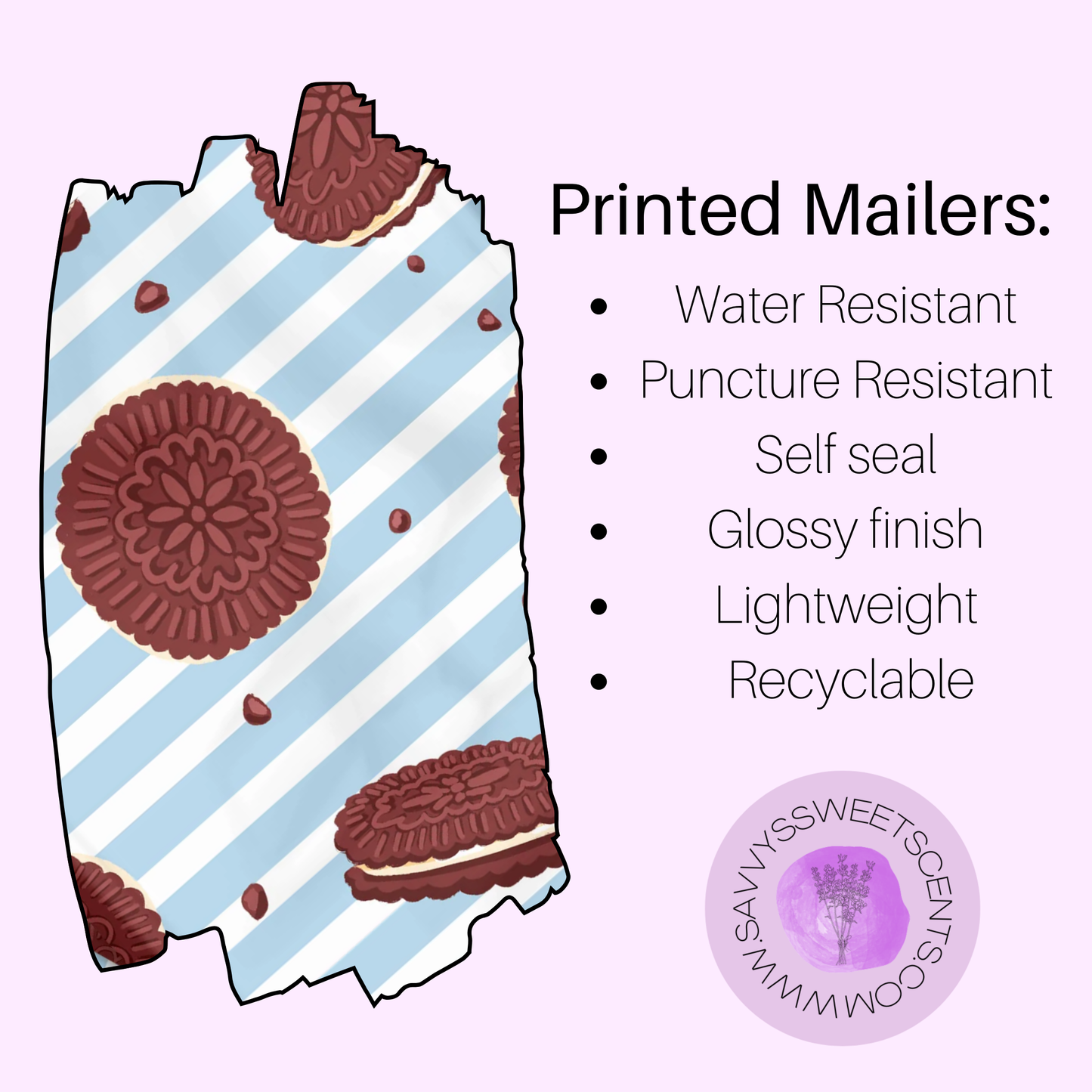 Cookies & Stripes Mailers