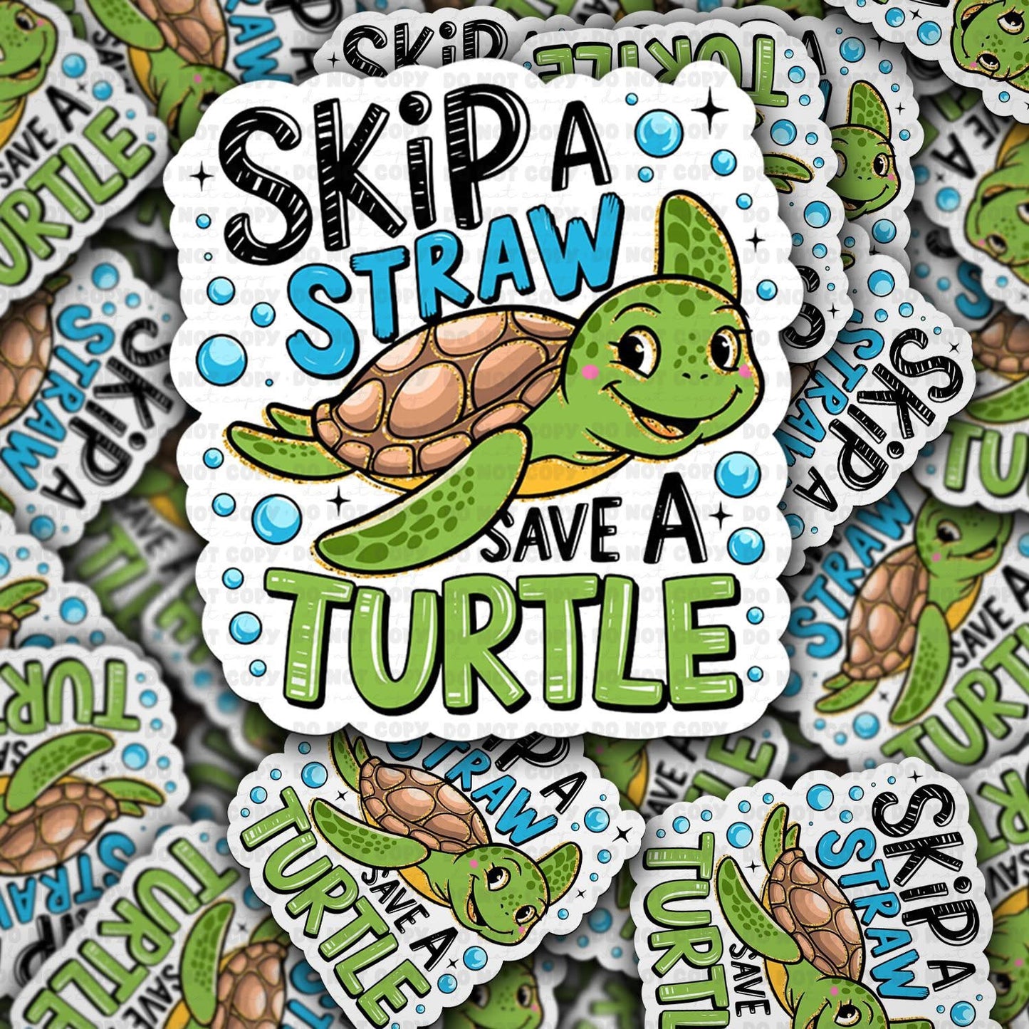 Skip a Straw 3"x3”