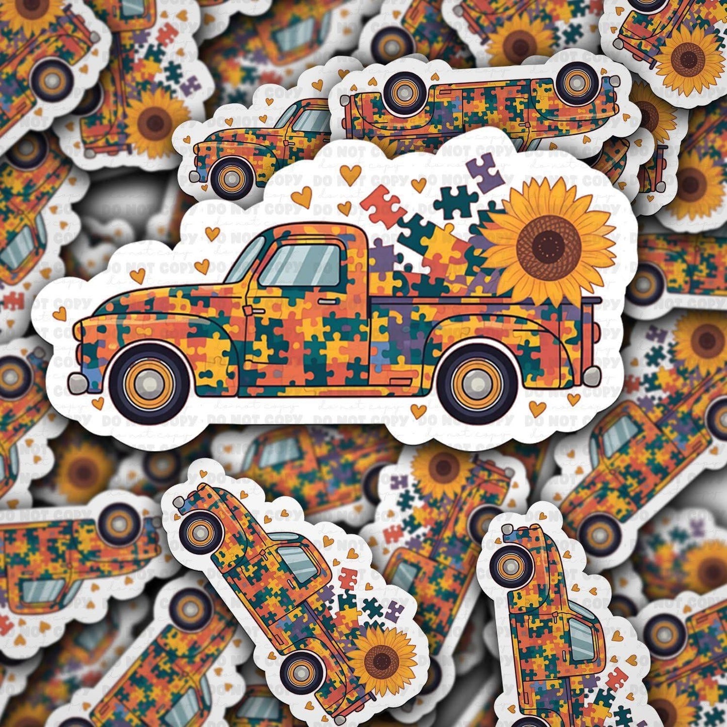 Puzzle Truck 3"x3”