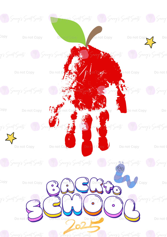 Handprint Keepsakes - Back to School