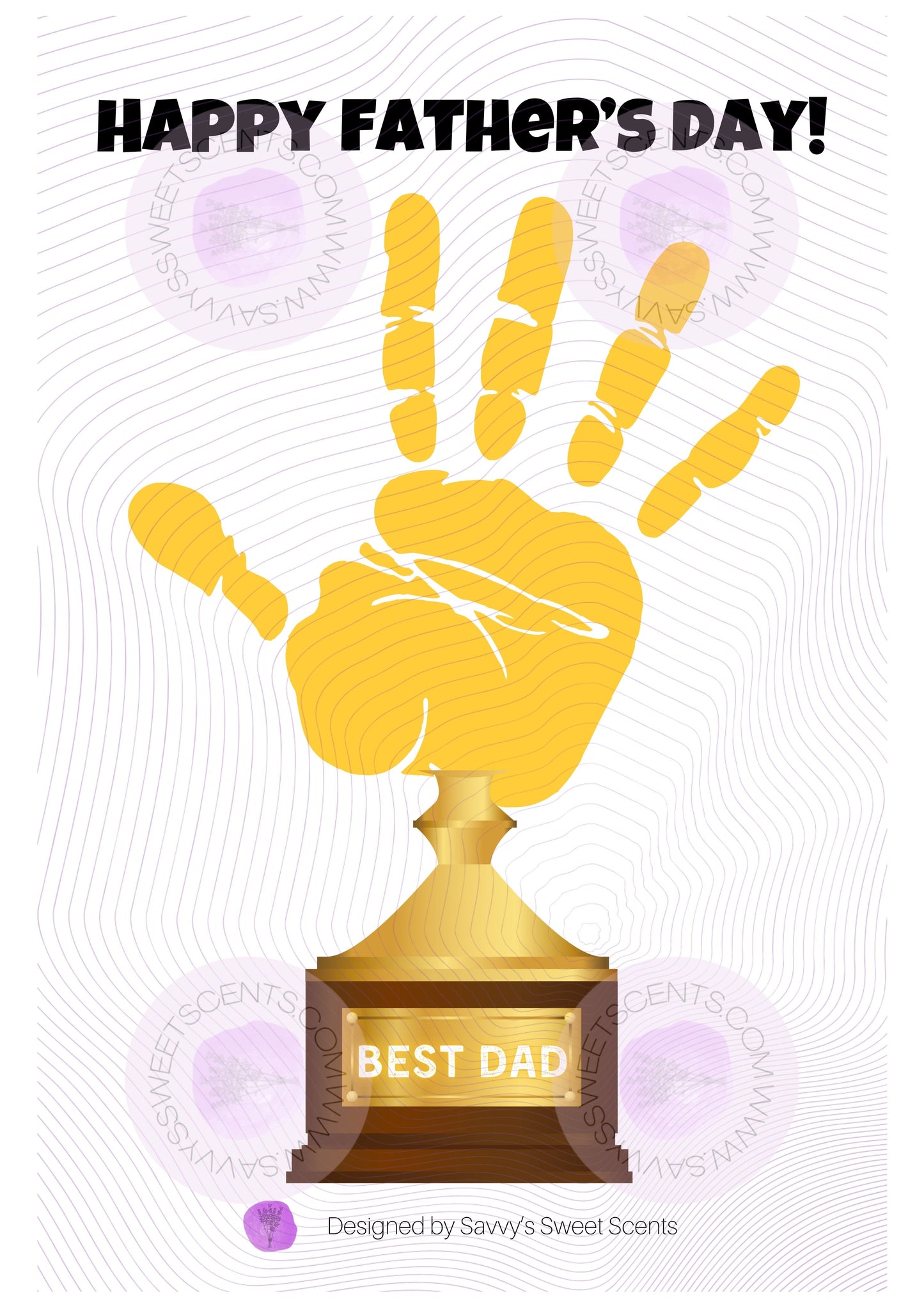 Handprint Keepsakes - Dad