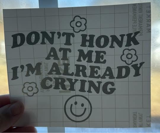 Don’t Honk - Car Decal