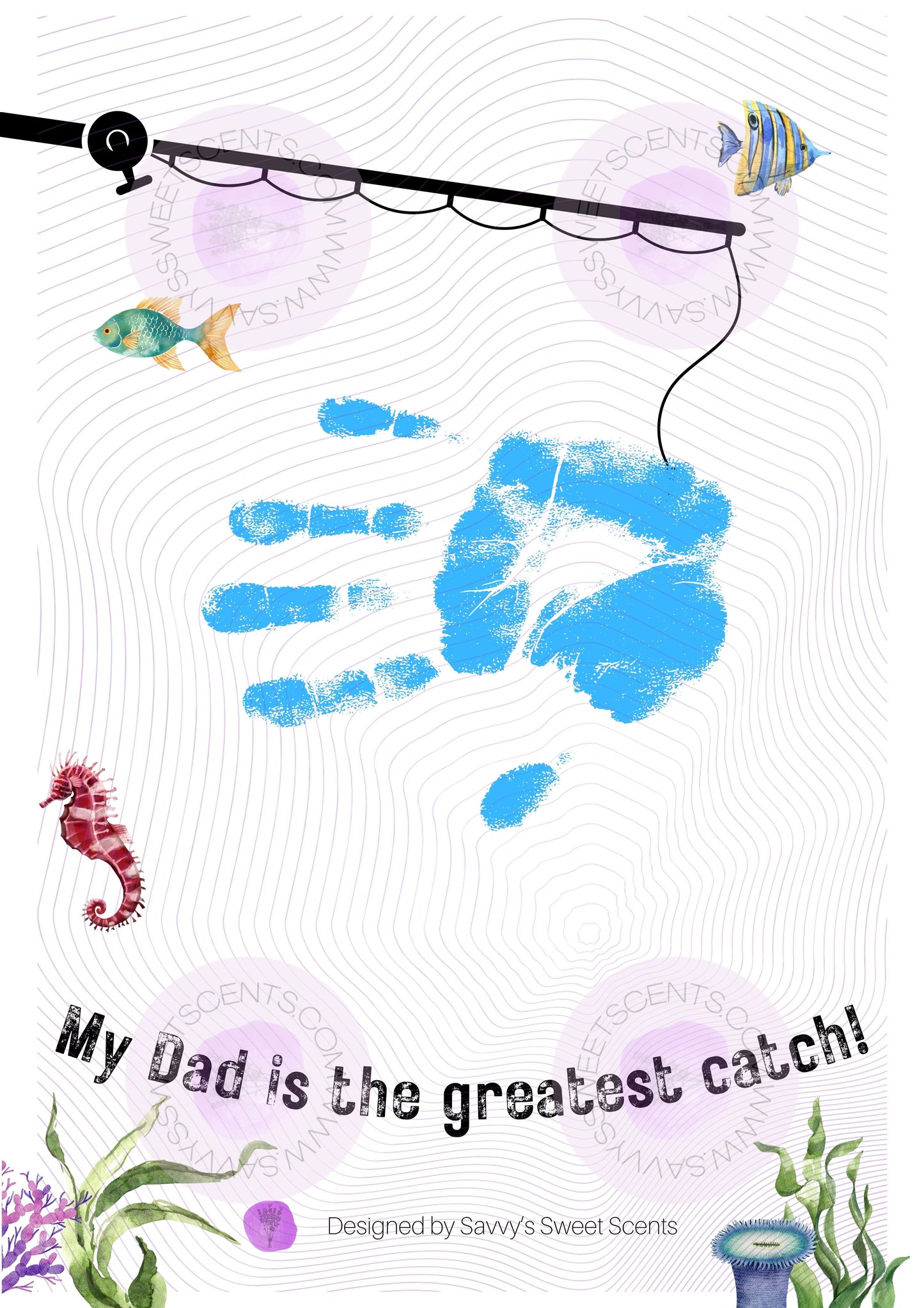 Handprint Keepsakes - Dad