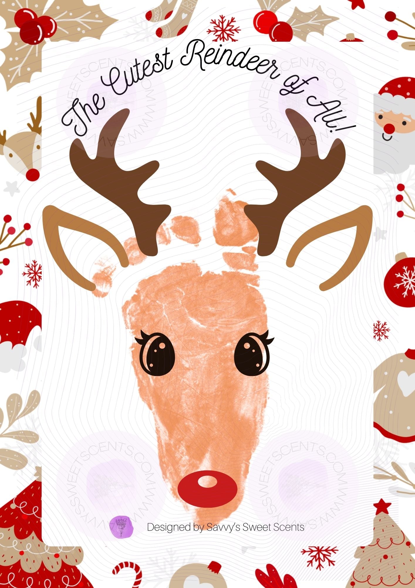 Footprint Keepsakes - Christmas Time