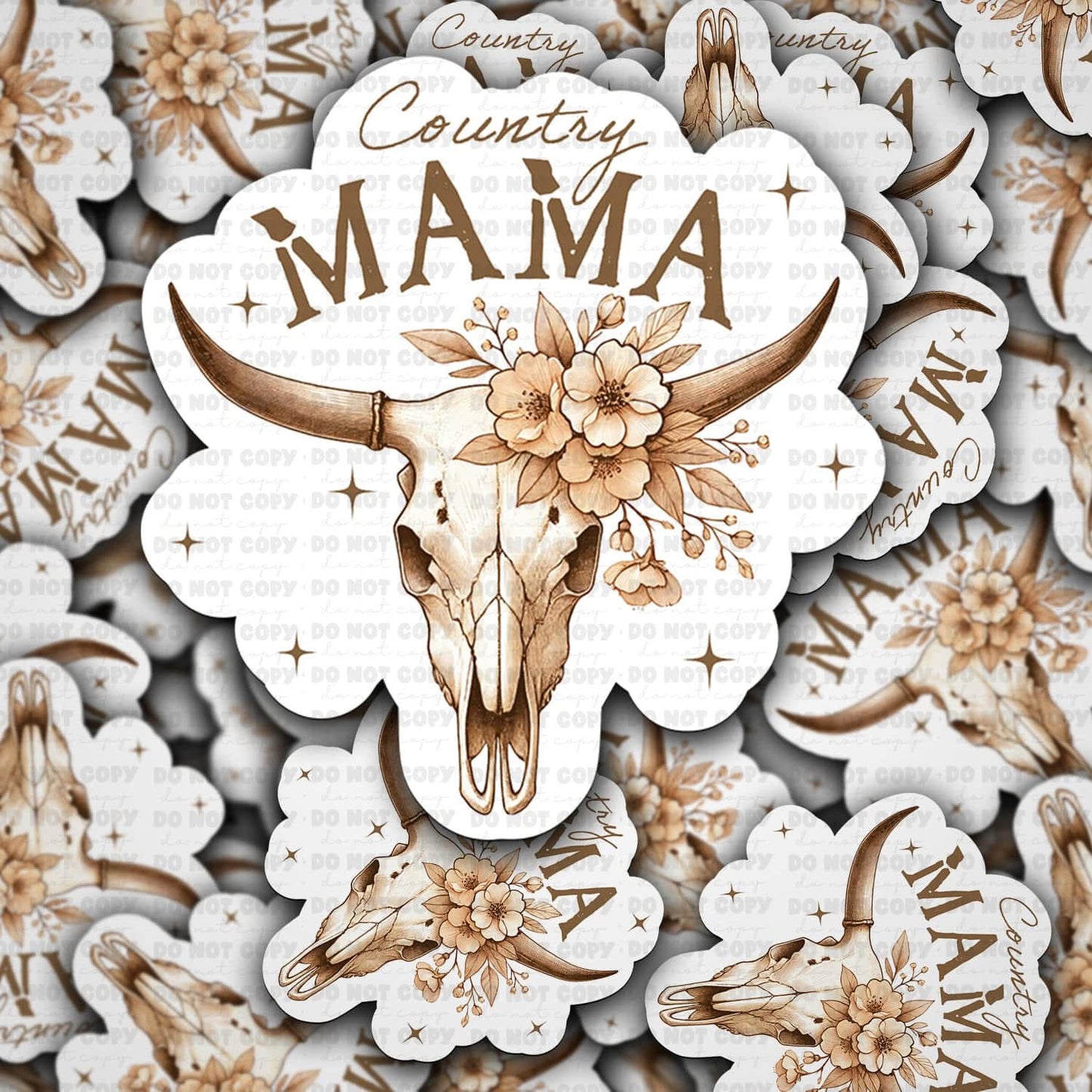 Country Mama 3"x3”