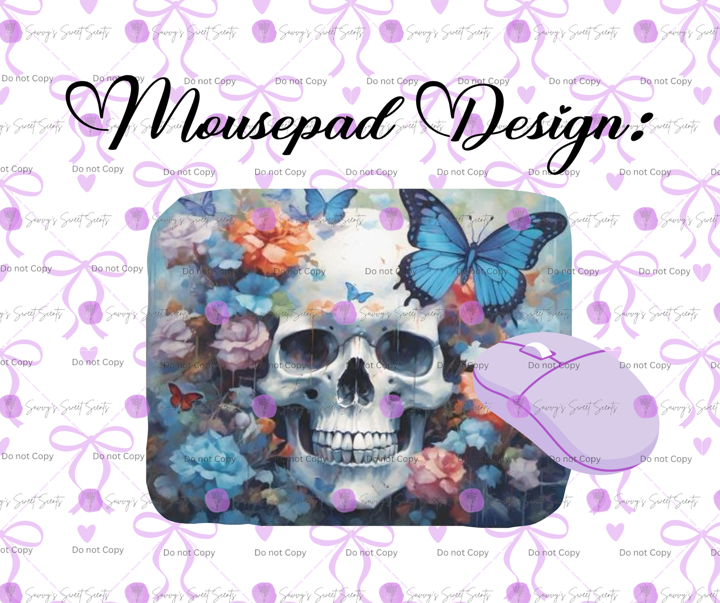 Mousepad - Skull