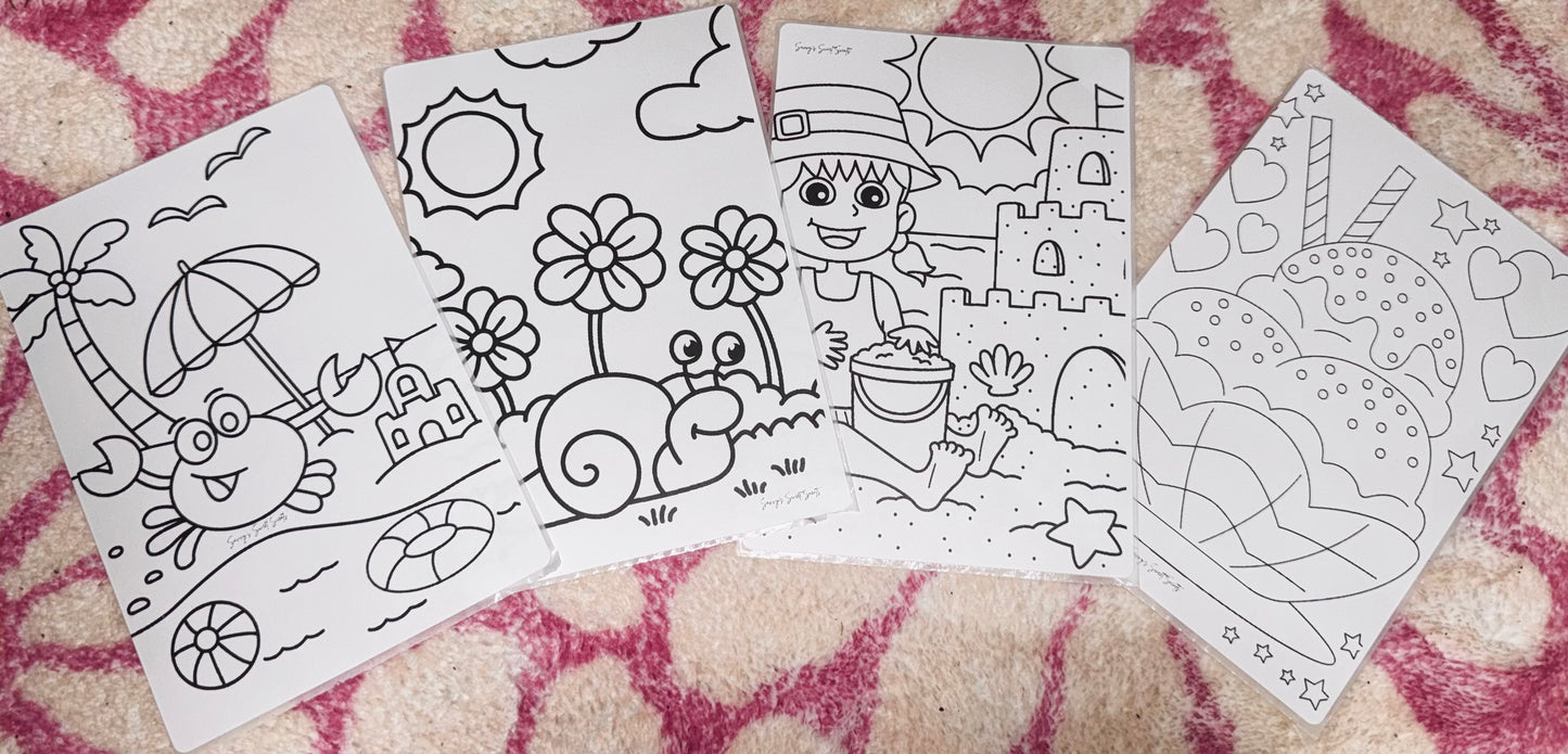 Color your own Stickers! ☀️