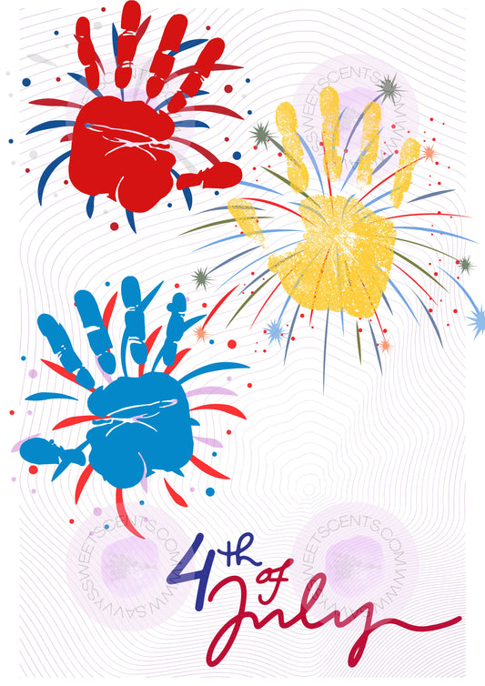 Handprint Keepsakes - Independence Day