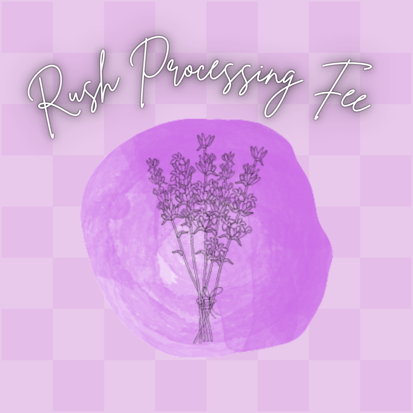 Rush Processing Fee - Business Items ONLY! *