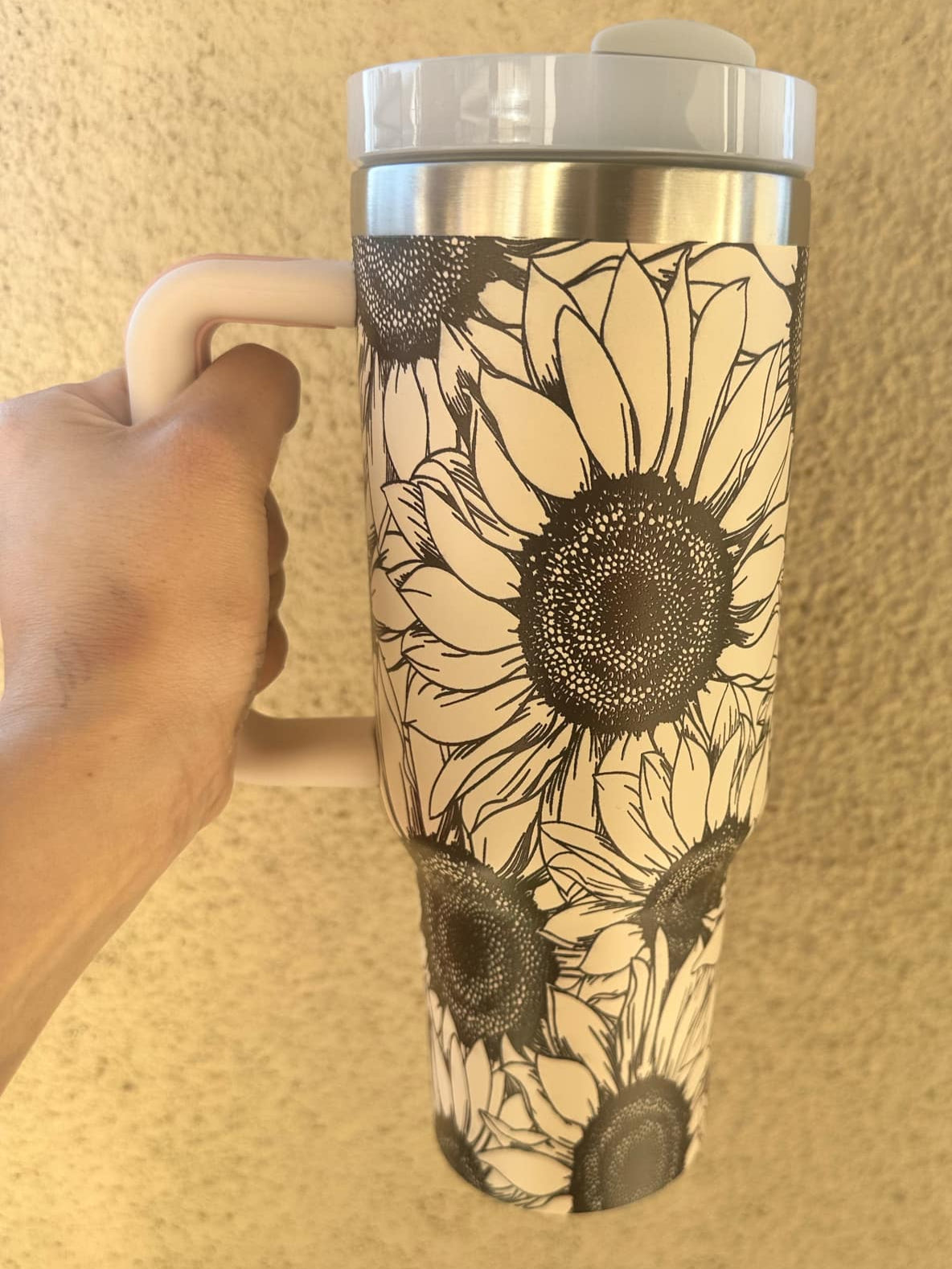 Sunflower Stainless Tumbler - 40 oz