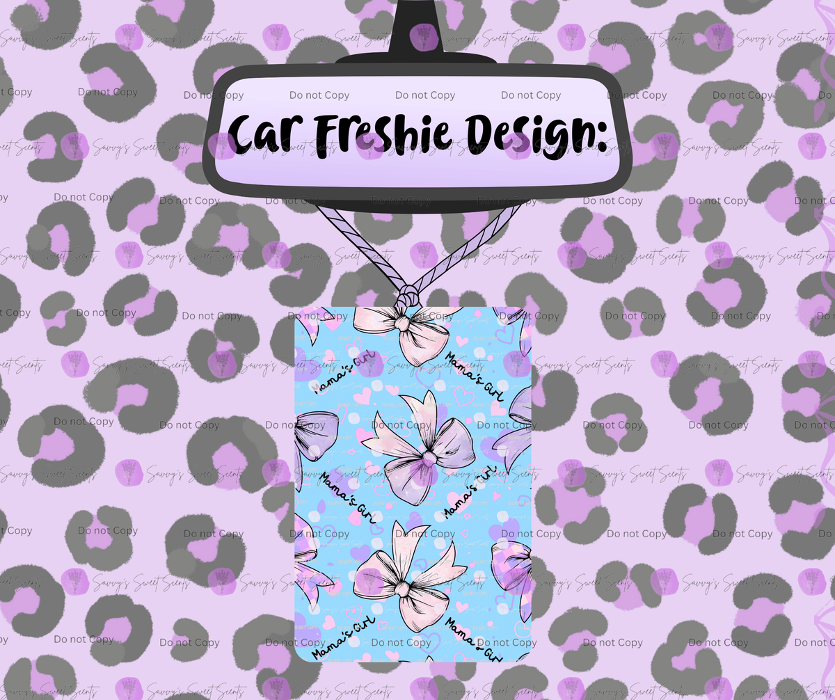 Felt Car Freshie - Mama/Woman
