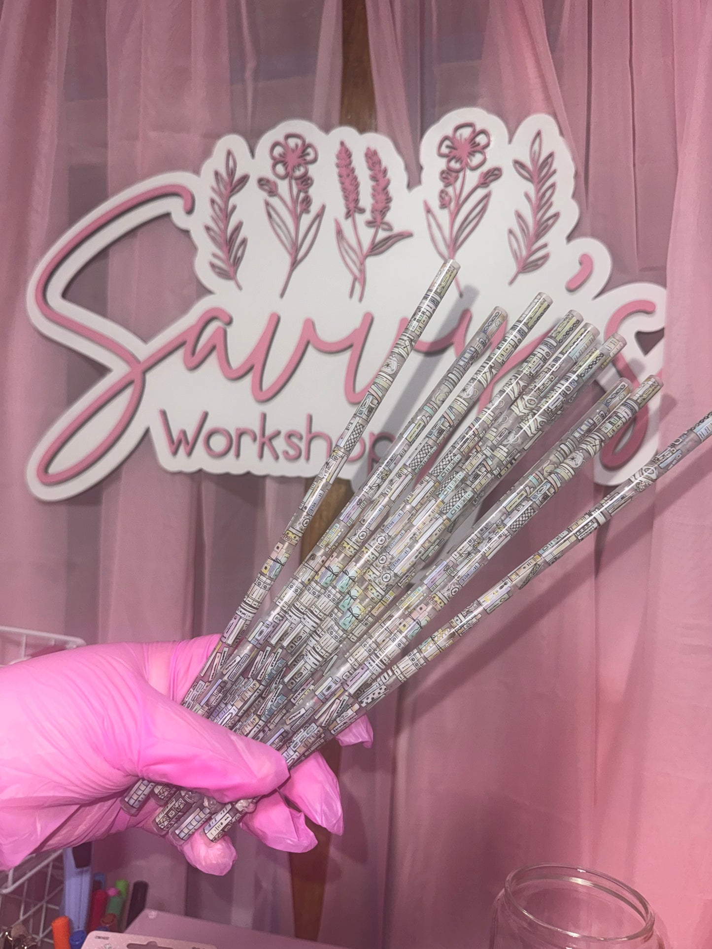 Printed Straws