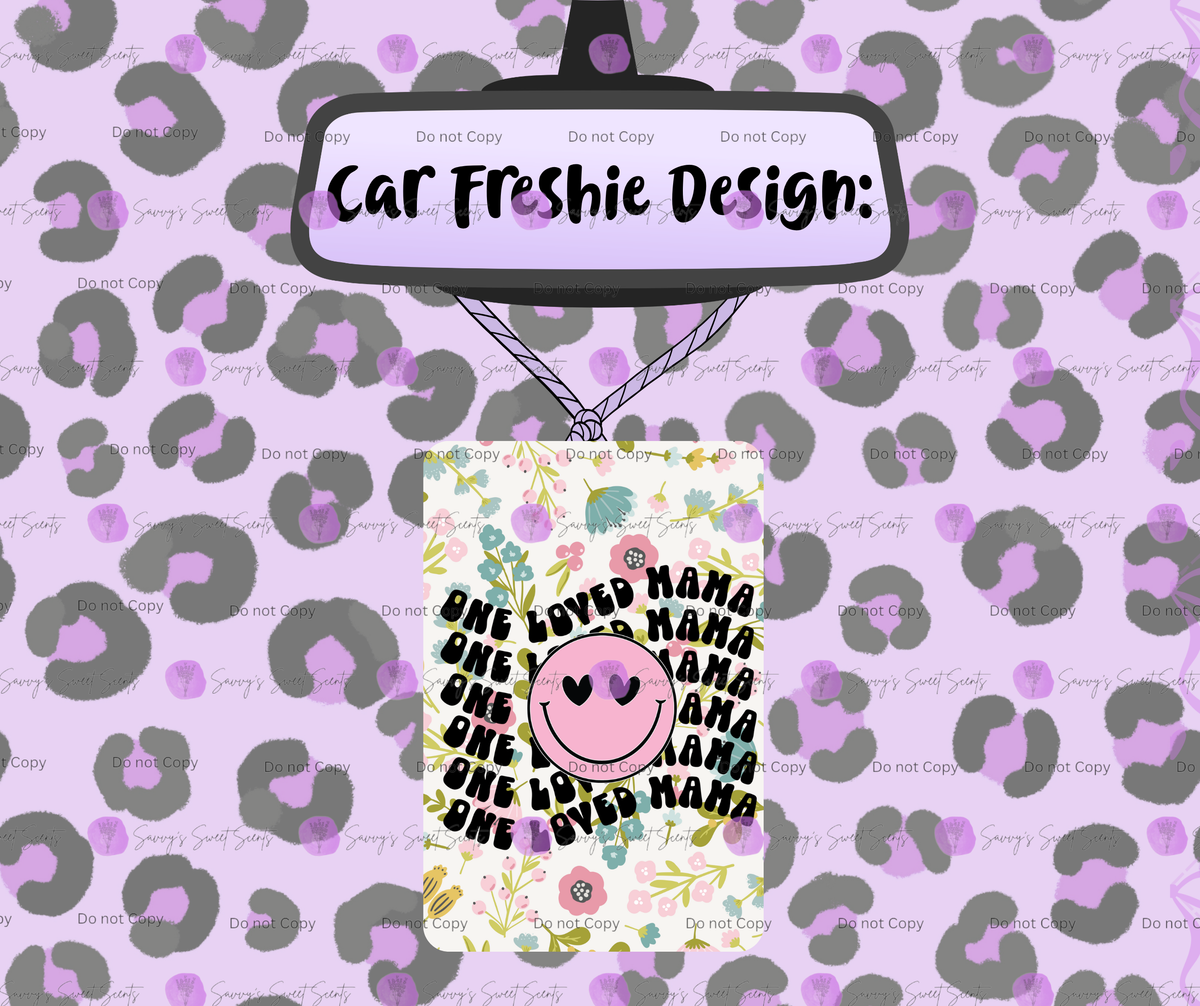 Felt Car Freshie - Mama/Woman