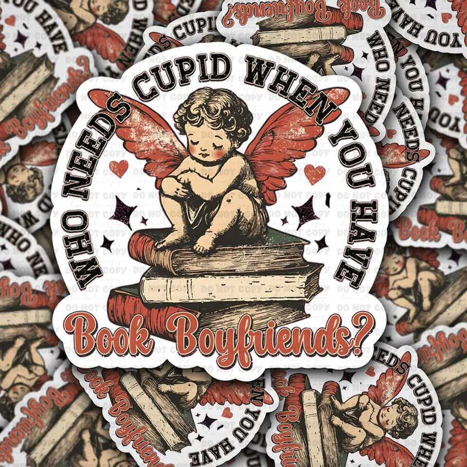 Cupid Books Sticker 2"x2"