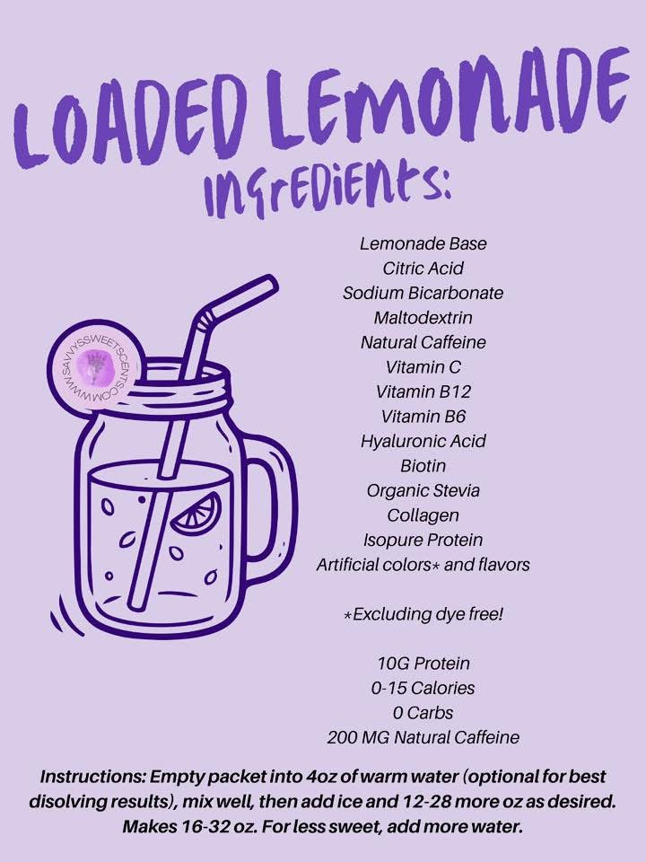 Loaded Tea Packet - Single 16oz