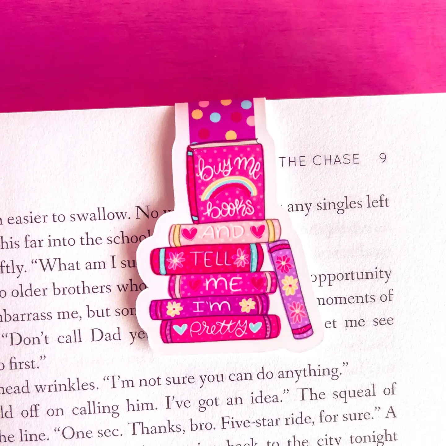 Buy me Books Magnetic Bookmark