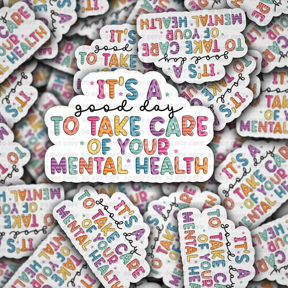 Mental Health Sticker 2"x2"