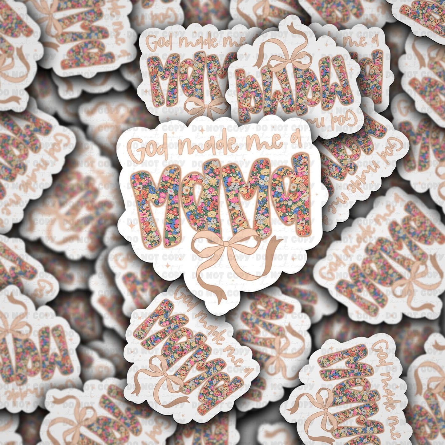 God made me.. 3"x3”