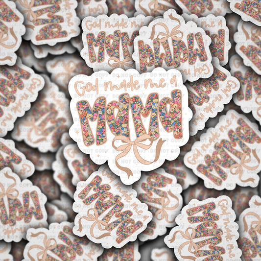 God made me.. 3"x3”