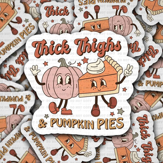 Pumpkin Pie Sticker 2"x2"