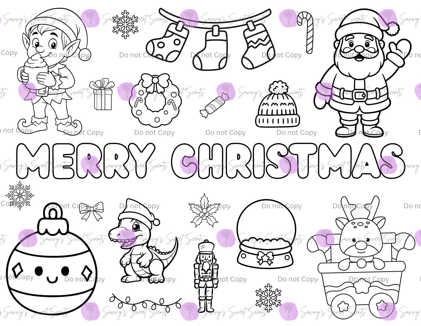 Christmas Coloring Kit