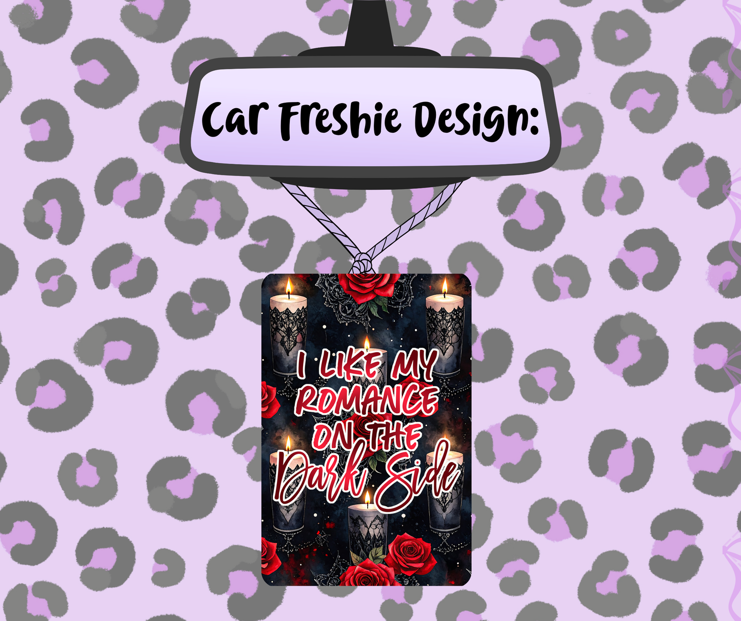 Felt Car Freshie - Bookish