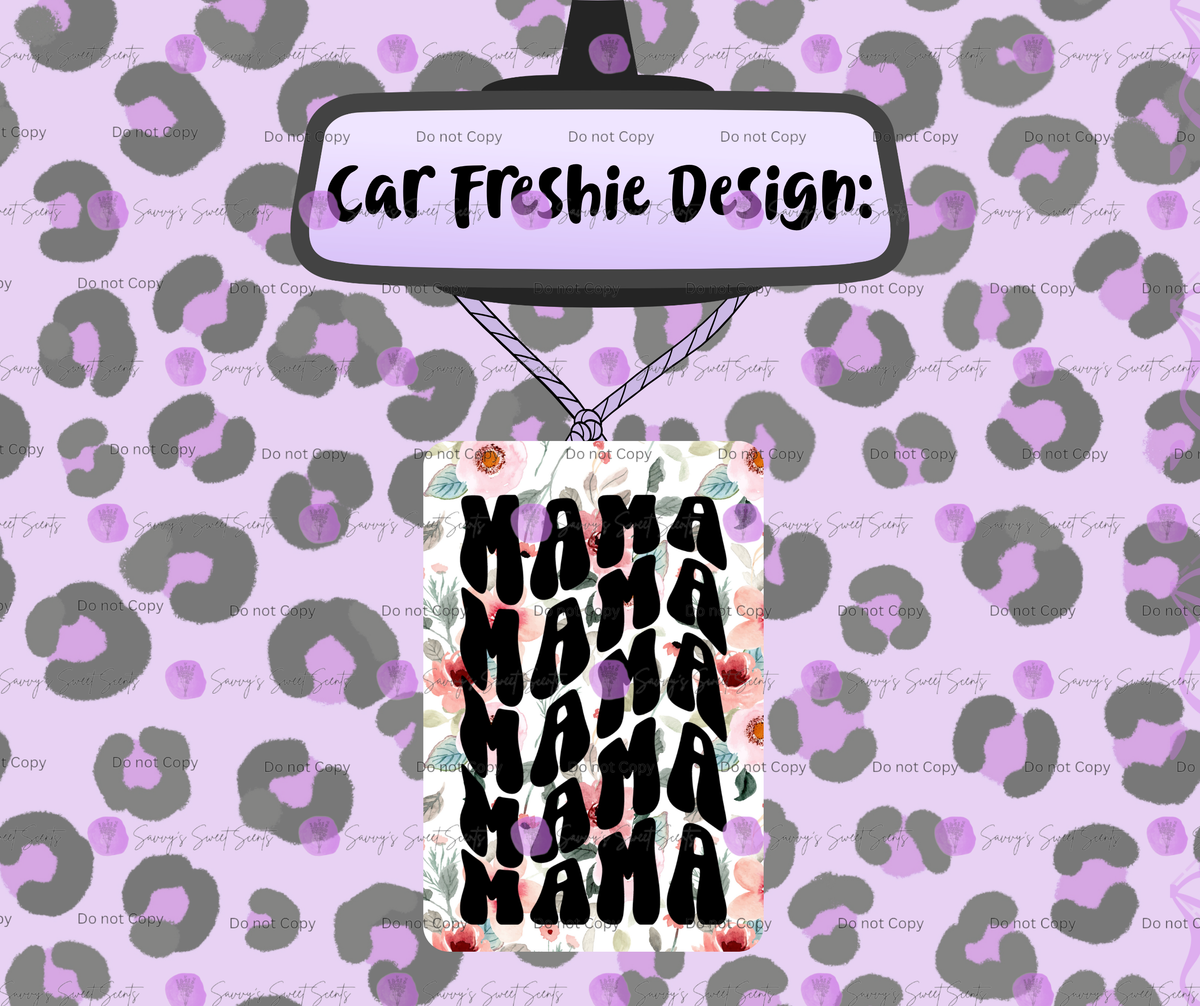 Felt Car Freshie - Mama/Woman