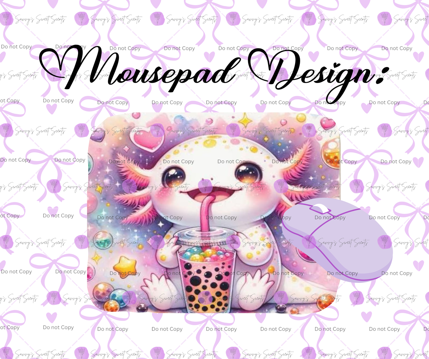 Mousepad - Axolotl