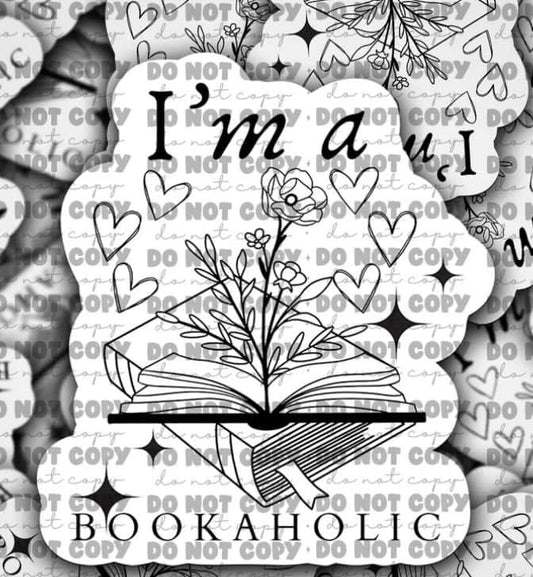 Bookaholic 3"x3”