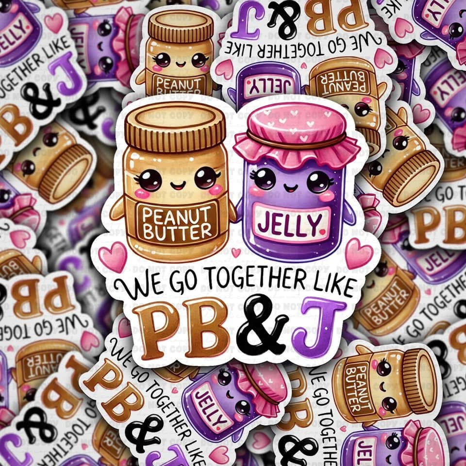 PB&J Sticker 3"x3”