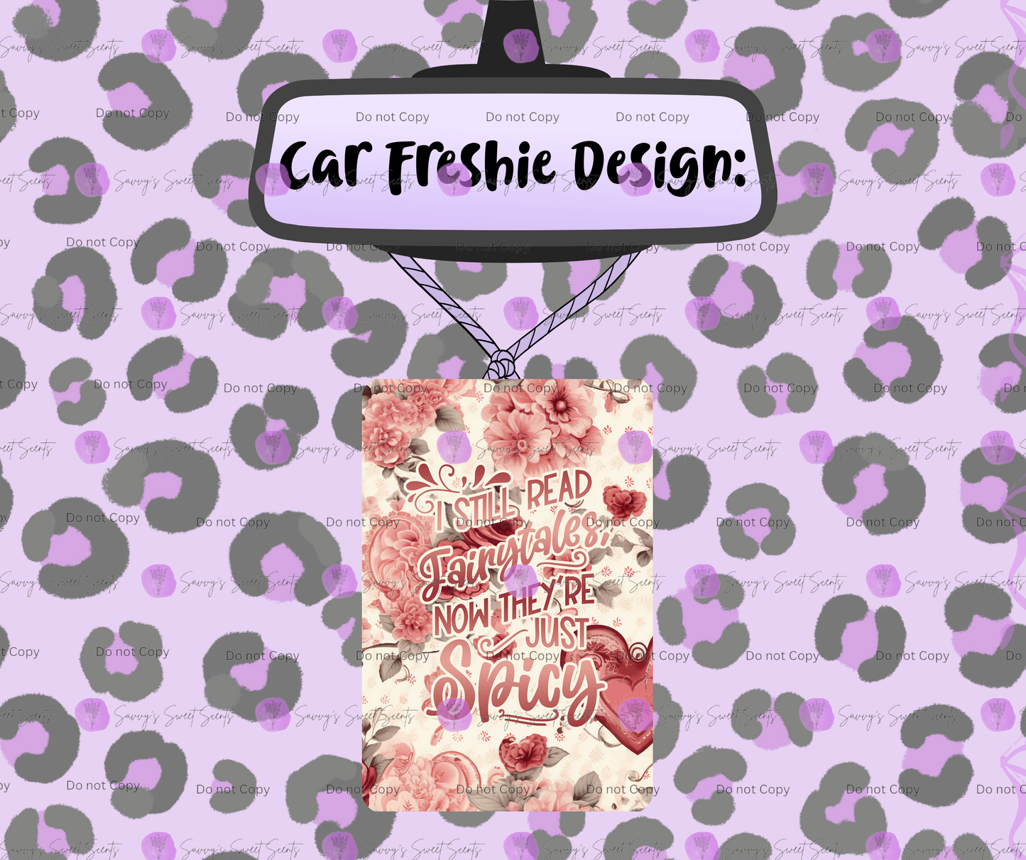 Felt Car Freshie - Bookish