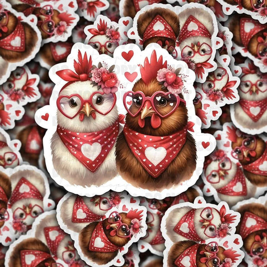 Chicky Valentine 3"x3"