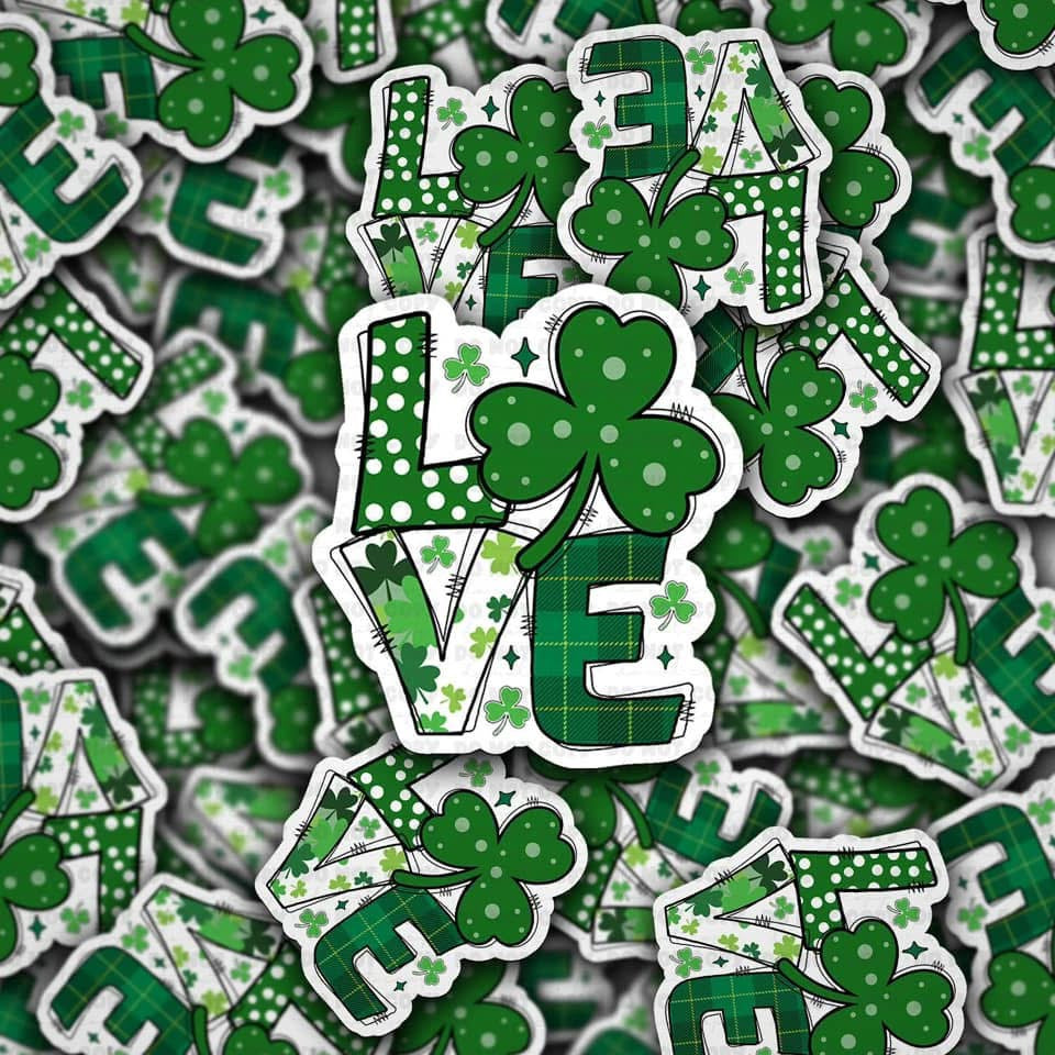 Love St Pats  3"x3”