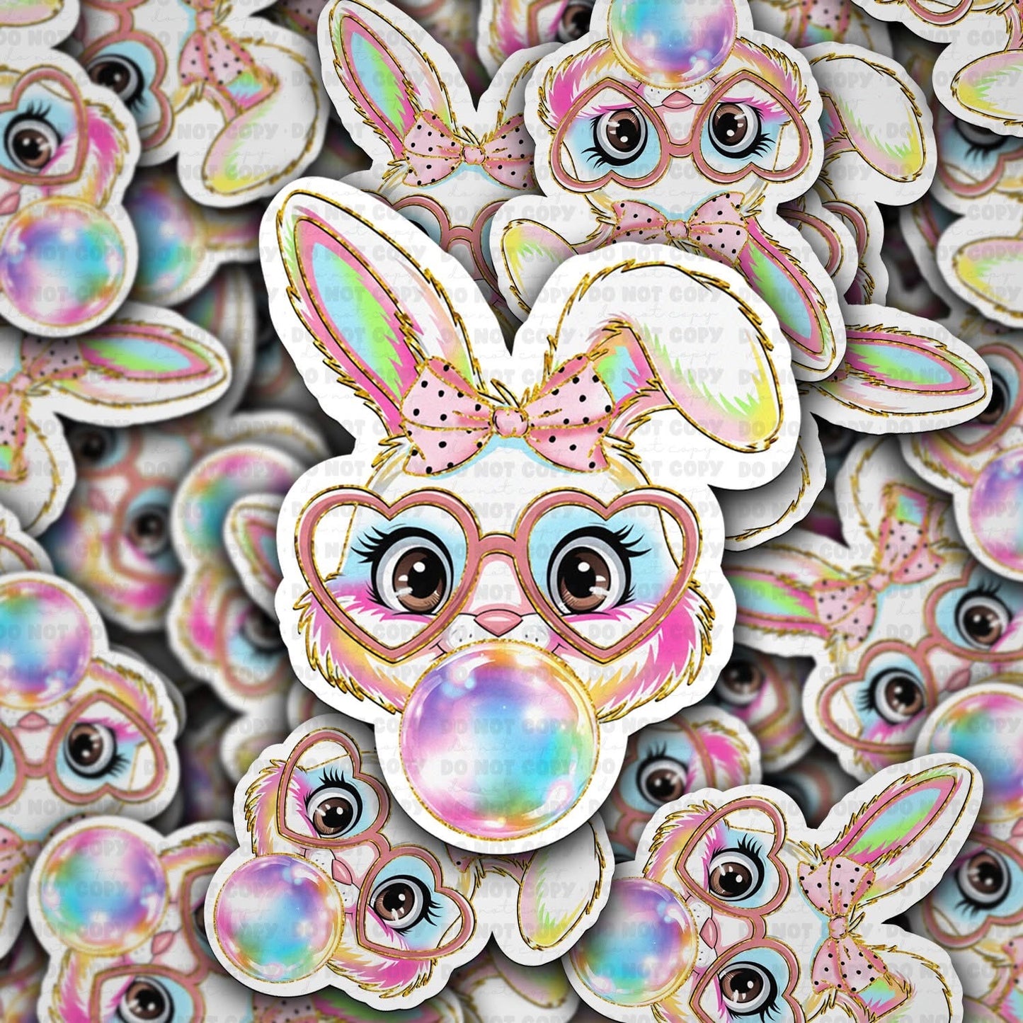 Bunny Bubble 3"x3”