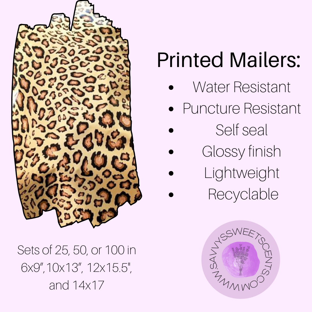 Leopard Printed Mailers