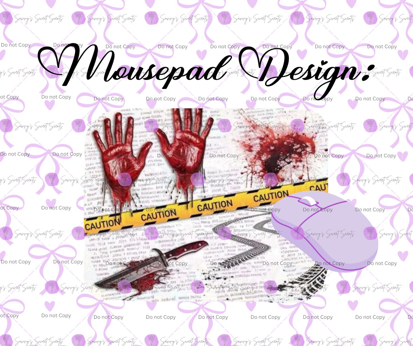 Mousepad - True Crime