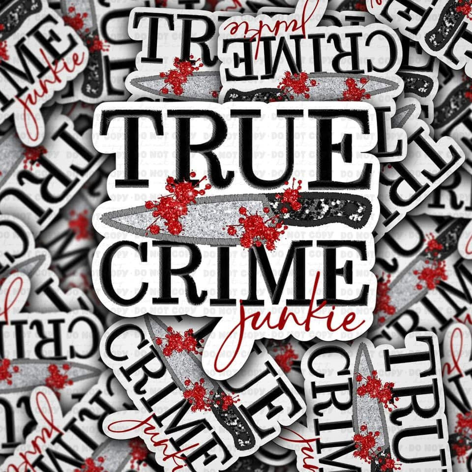 True Crime Sticker 2"x2"