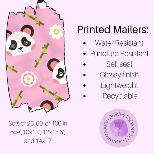 Pandy Pink Printed Mailers