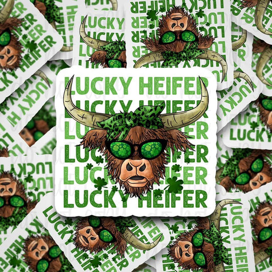 Lucky H Sticker 3"x3”