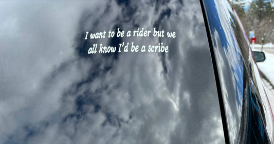 Scribe - Car Decal