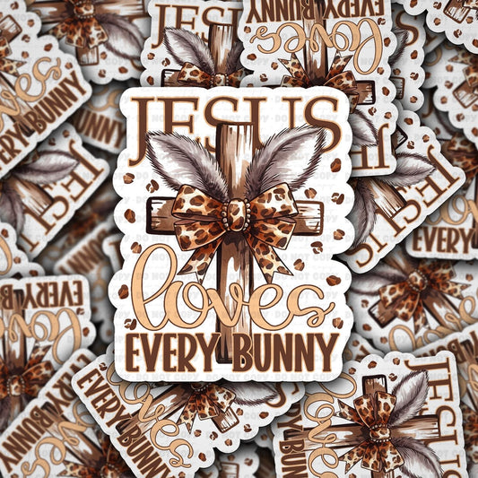 Jesus Bunny 3"x3”