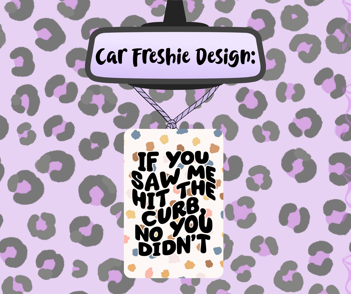 Felt Car Freshie - Driving/Wavy