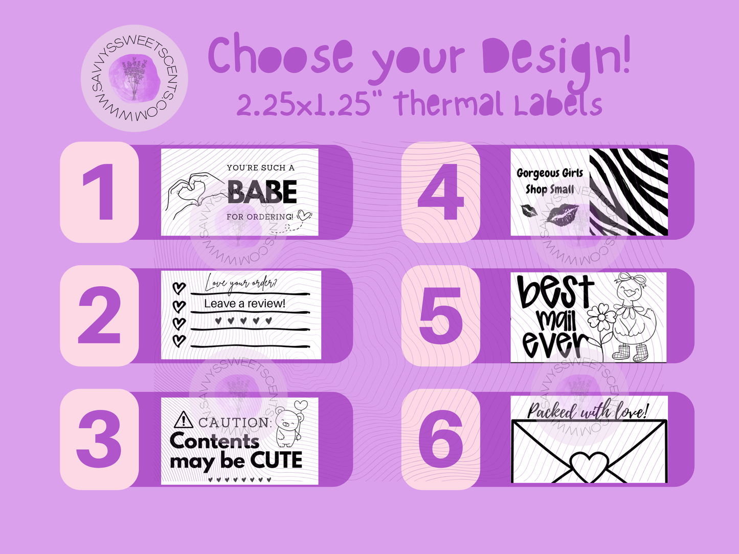 Thermal Labels (2.25x1.25)