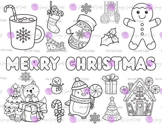 Christmas Coloring Kit