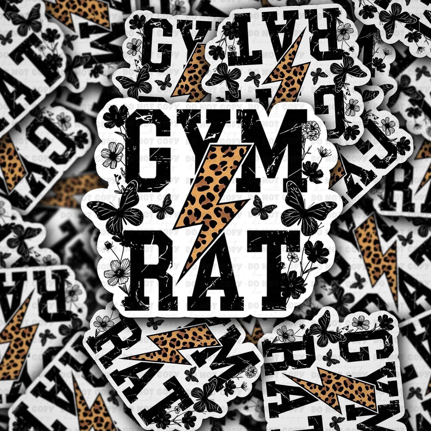 Gym Rat 3"x3”