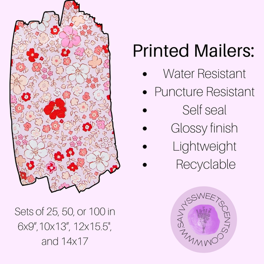 Pretty Blooms Printed Mailers