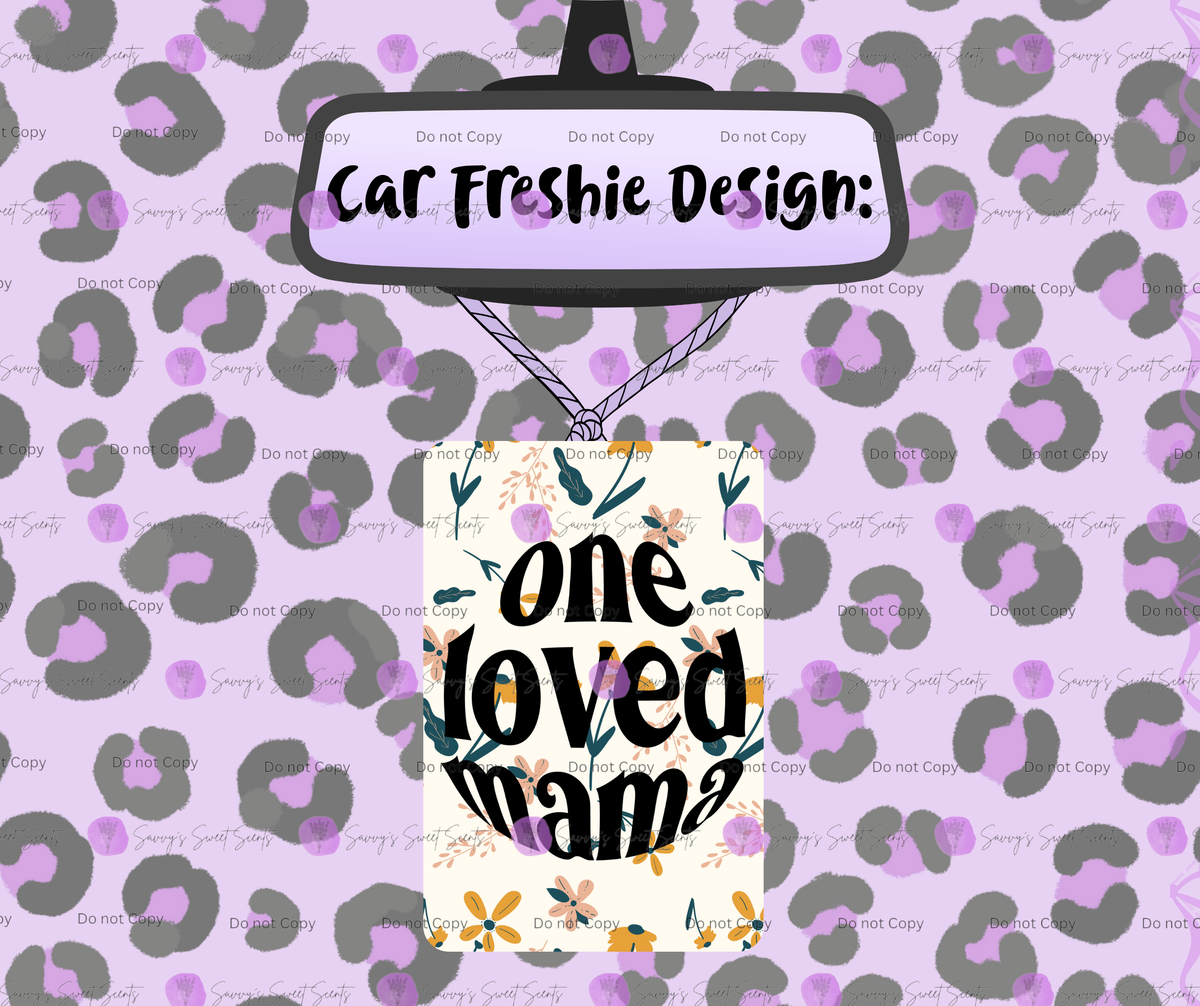 Felt Car Freshie - Mama/Woman